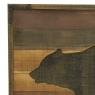 Painted wood frame - Bear