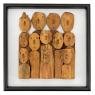 Wall decor in teak wood