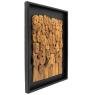 Wall decor in teak wood