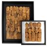 Wall decor in teak wood