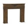 Wood decorative mantelpiece