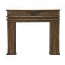 Wood decorative mantelpiece