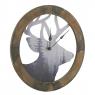 Pine wood clock - Deer