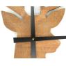 Horloge en bois et métal