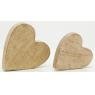 Hearts in mango wood