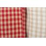 Gingham cotton door wedge