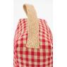 Gingham cotton door wedge