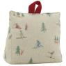 Linen and cotton doorstop