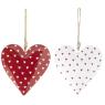 Metal hanging hearts
