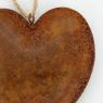 Coeur en métal vieilli
