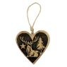 Hanging heart decoration