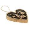 Hanging heart decoration