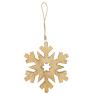 Hanging snowflake decoration