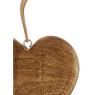 Coeur à suspendre en manguier