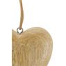 Coeur à suspendre en manguier