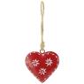 Coeur à suspendre en métal