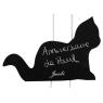 Tableau noir semainier chats