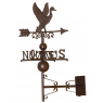 Cast iron goose weather vane