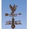 Cast iron goose weather vane