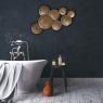 Wall metal disc decor