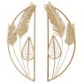 Rattan leaf wall decor