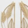 Rattan leaf wall decor