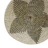 Set of 3 natural seagrass wall decor 