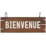 Décoration murale en métal et bois