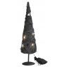 Wooden fir tree with LEDs
