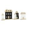 Felt houses on MDF base