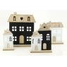 Felt houses on MDF base