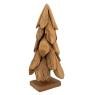 Fir tree in teak wood