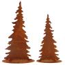 Firtrees in metal