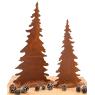 Firtrees in metal