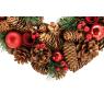 Pinecone wreath