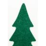 Set of 6 felt Christmas trees