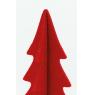 Set of 6 felt Christmas trees