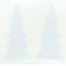 Set of 6 felt Christmas trees