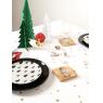 Set of 6 felt Christmas trees