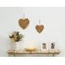 Paulownia wood heart basket