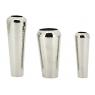 Aluminium vases embossed