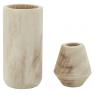 Paulownia wood vase
