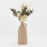 Ceramic jar vase terracotta color