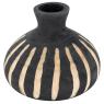 Decorative ball vase in paulownia