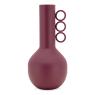 Stained metal vase