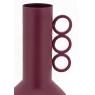 Stained metal vase