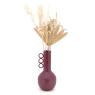 Stained metal vase