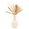 Stained metal vase