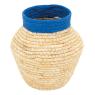 Decorative rush vase