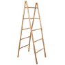 Natural bamboo folding ladder